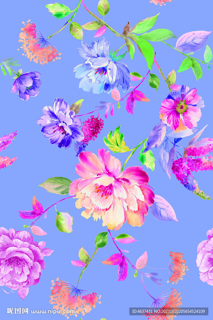 手绘花