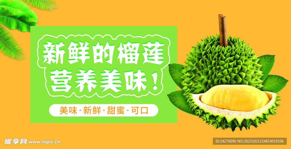 榴莲海报