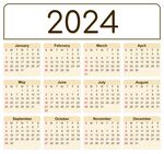2024年日历