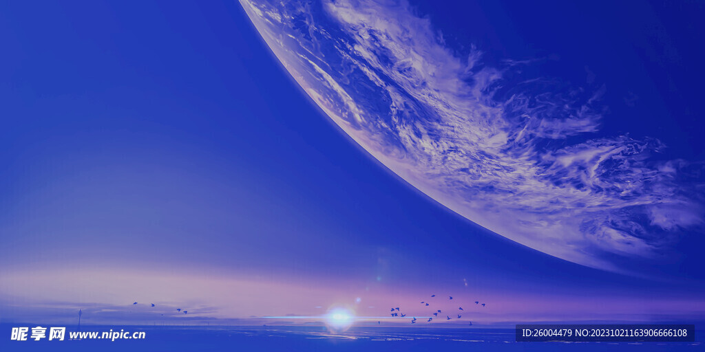 蓝色背景