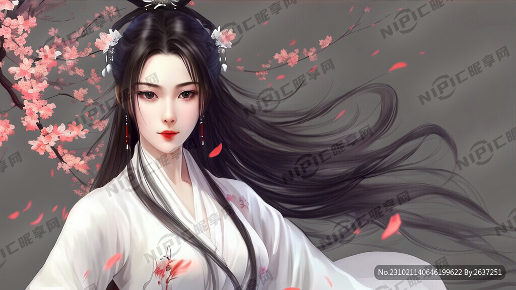 古风动漫少女
