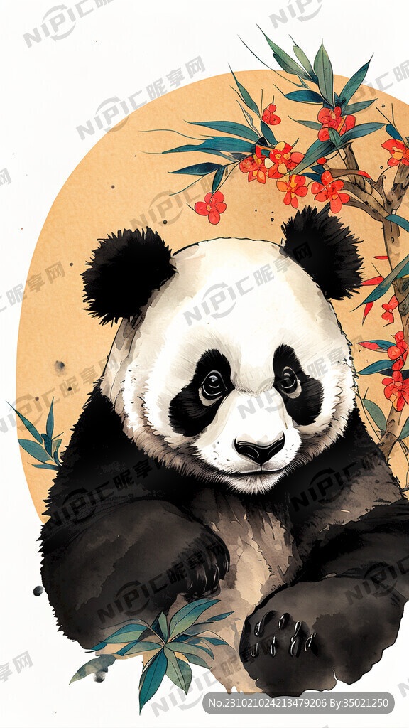 熊猫 脸谱 国潮