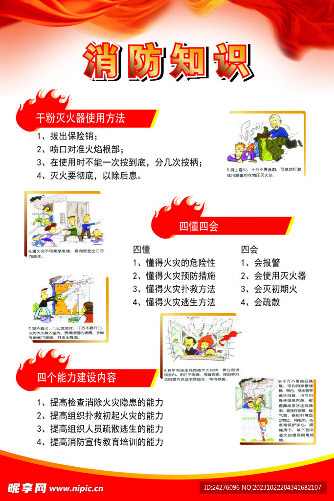 消防知识海报