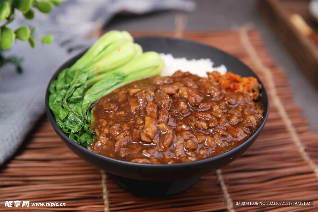 肉酱饭照片