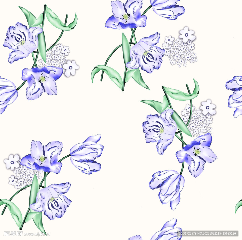 手绘花