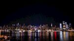 港口建筑夜景