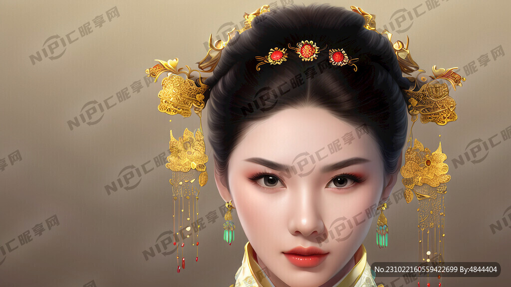 一个美女