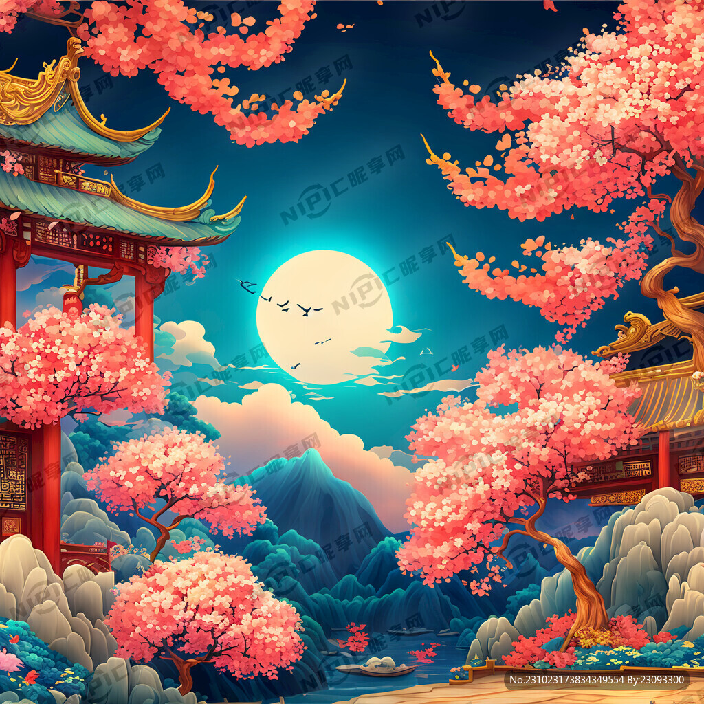 游戏梦幻唯美新中式风景 超高清