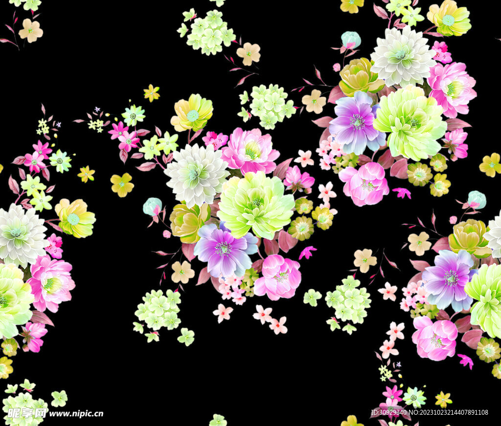 手绘花