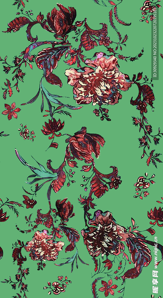 手绘花