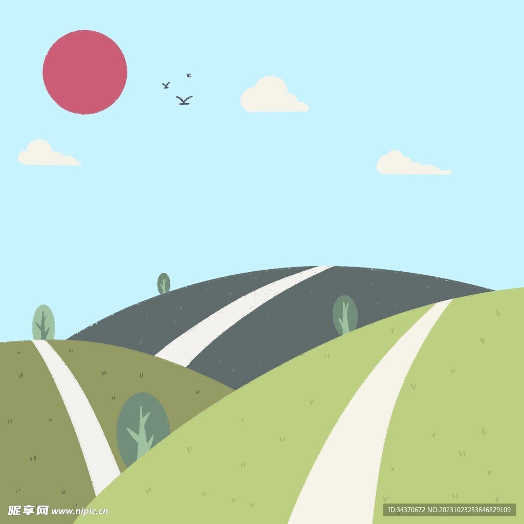 春天插画