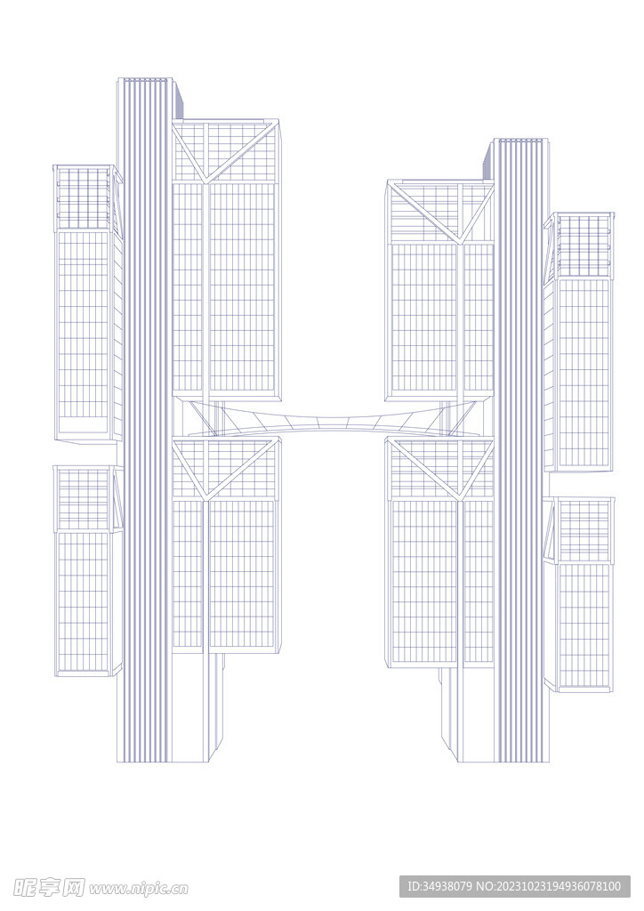 深圳建筑线稿