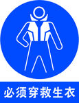 必须穿救生衣