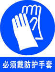必须戴防护手套