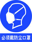 必须戴防尘口罩