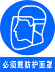必须戴防护面罩