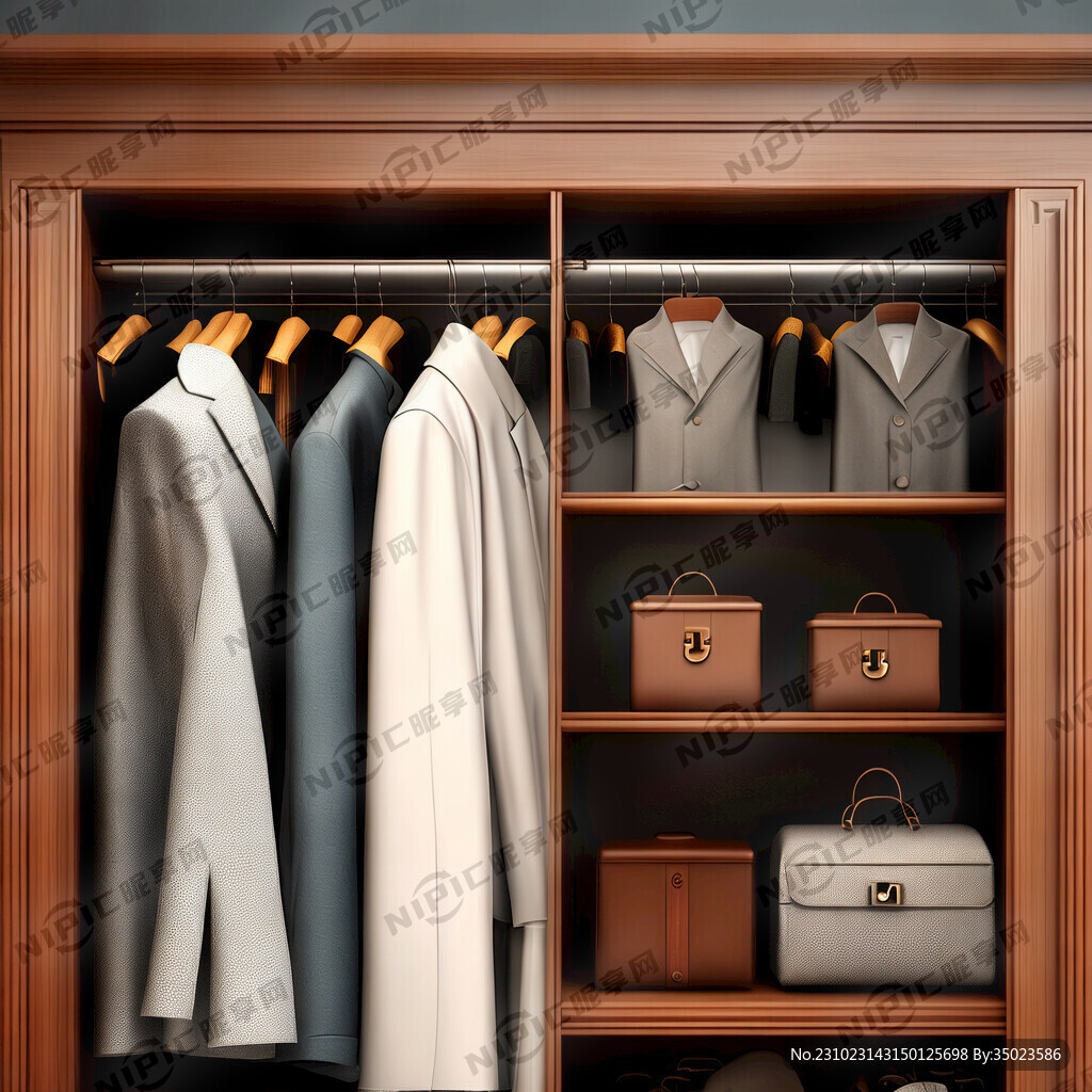 服装高级柜面背景