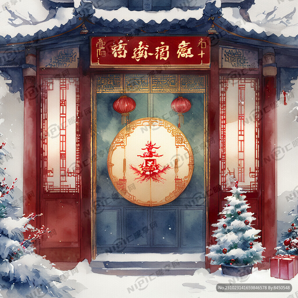 缤纷圣诞气氛