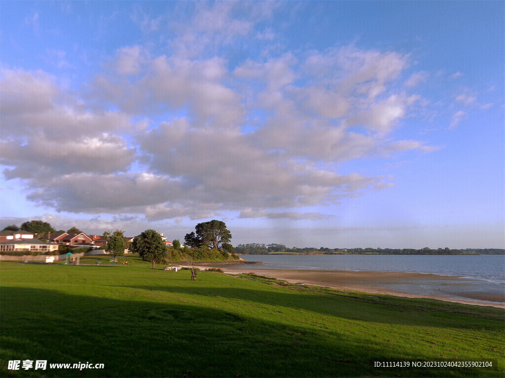 新西兰海边小镇风景