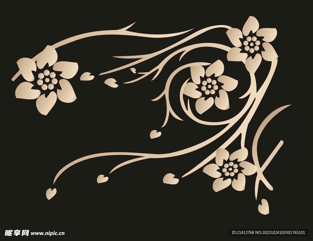 花边花纹底纹 