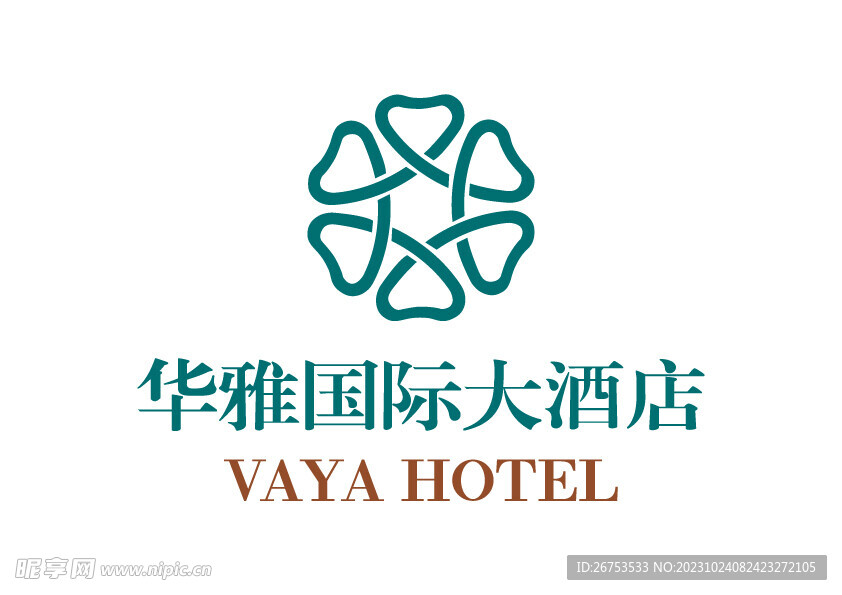 华雅国际大酒店 LOGO 标志