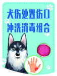 犬伤伤口冲洗消毒组合