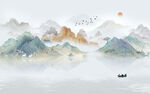  山水画