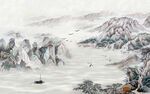 山水画  