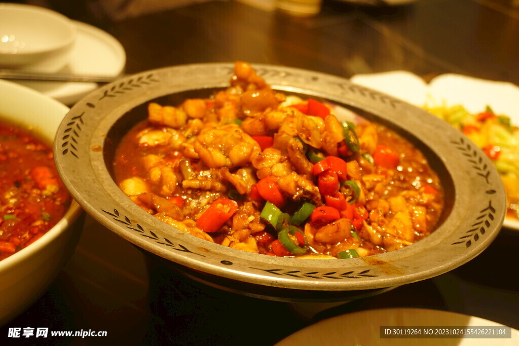 干锅美食特写