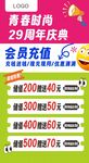 周年庆充值海报