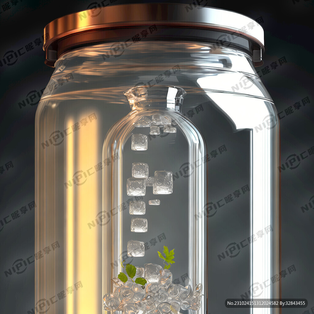 泡酒的透明大缸