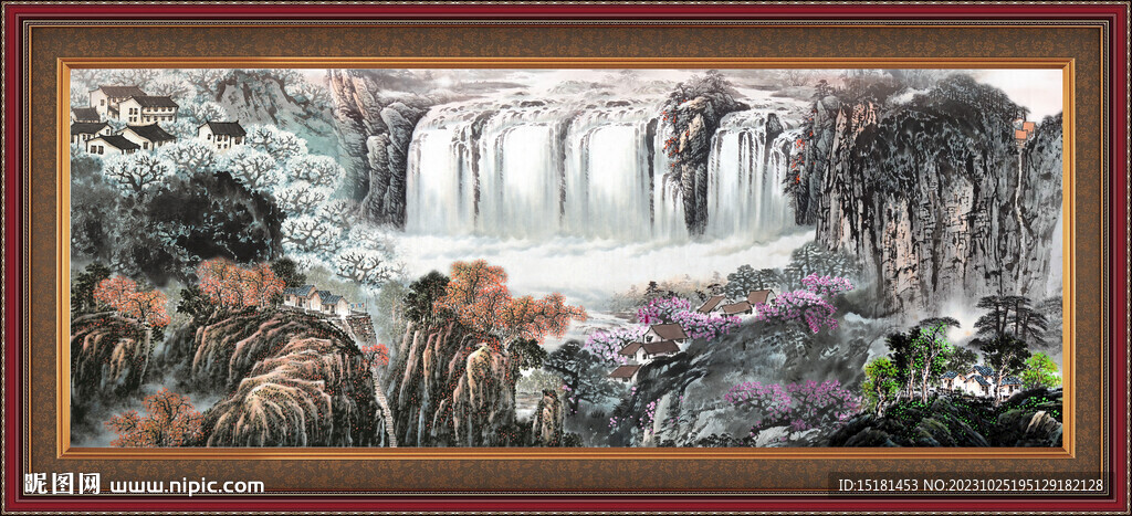 国画山水画