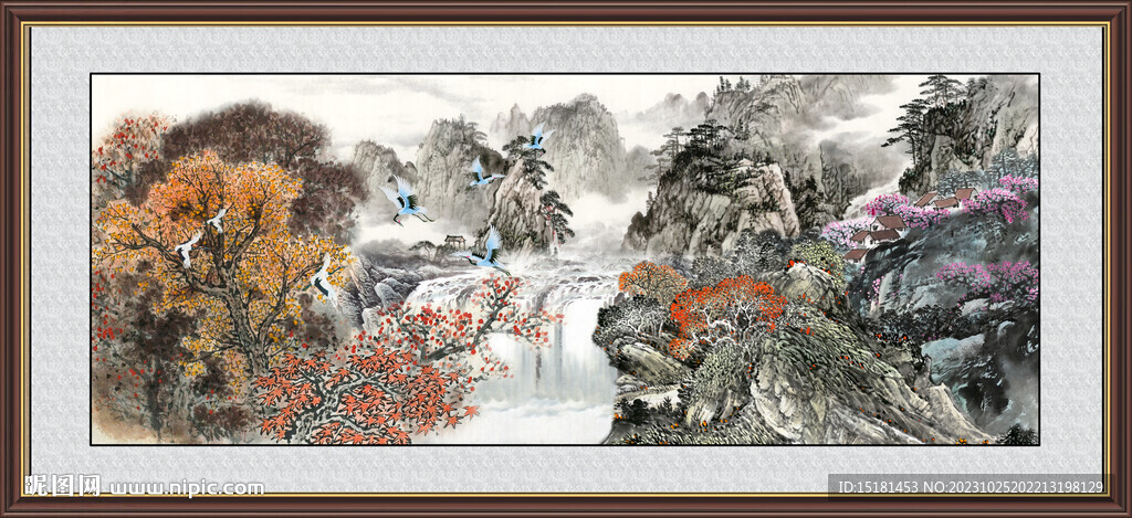 国画山水画
