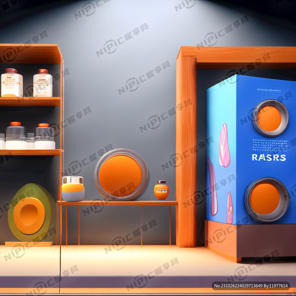 电商产品背景展台 产品展示