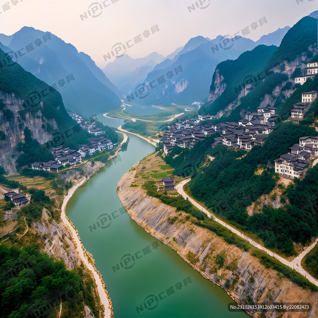 陕西咸阳 郑国渠 水渠 泾惠渠
