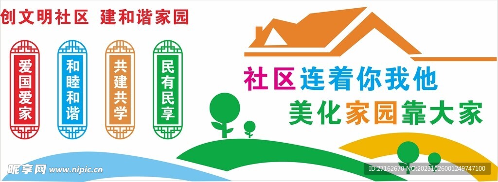 和谐家园文化墙
