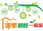 邻里和睦一家亲