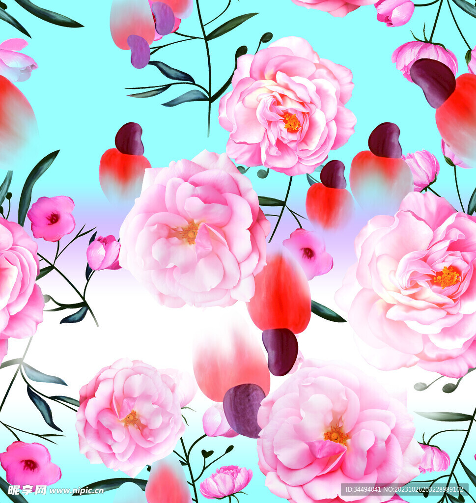 手绘花
