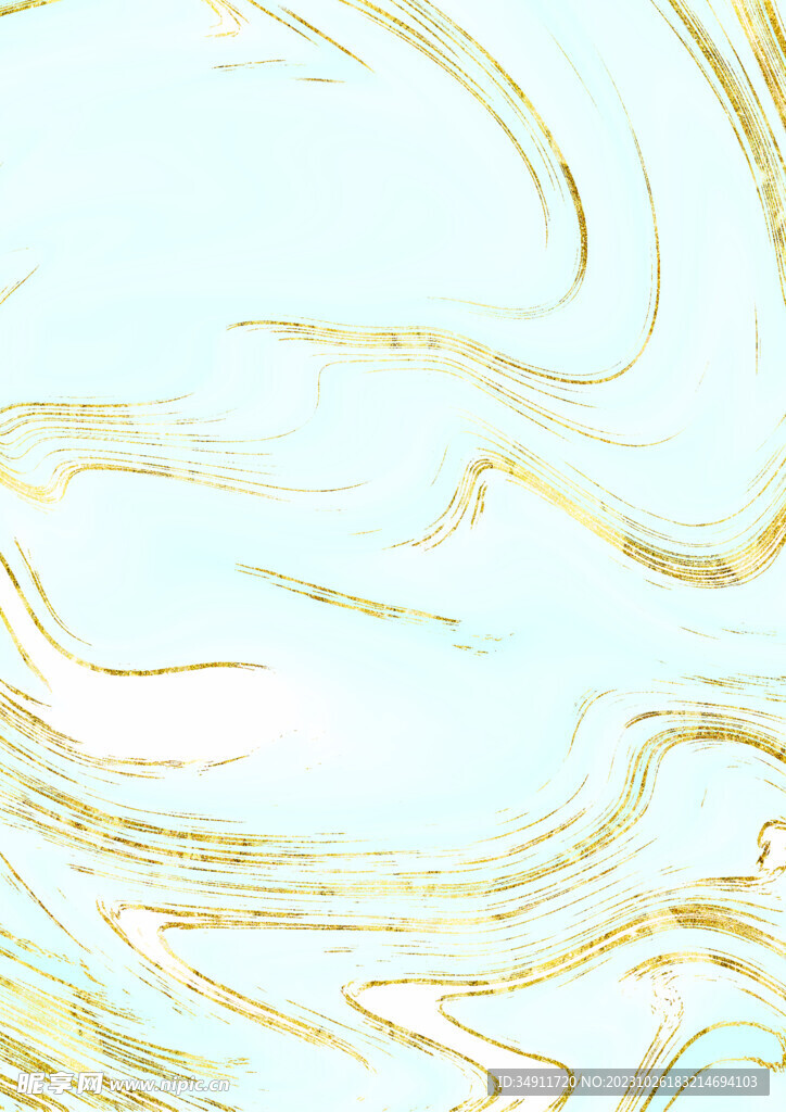 蓝色金纹