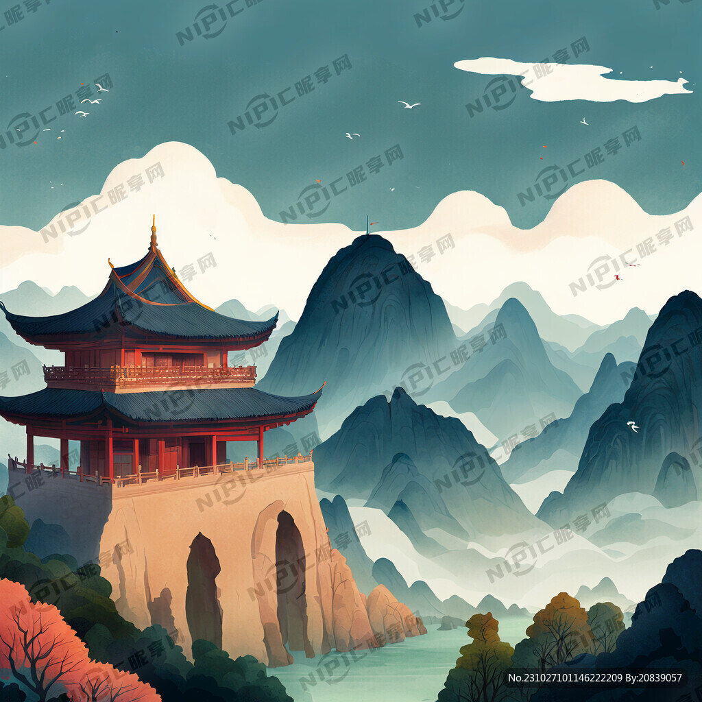 大吉大利插画