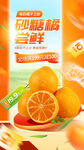 砂糖橘水果推广海报