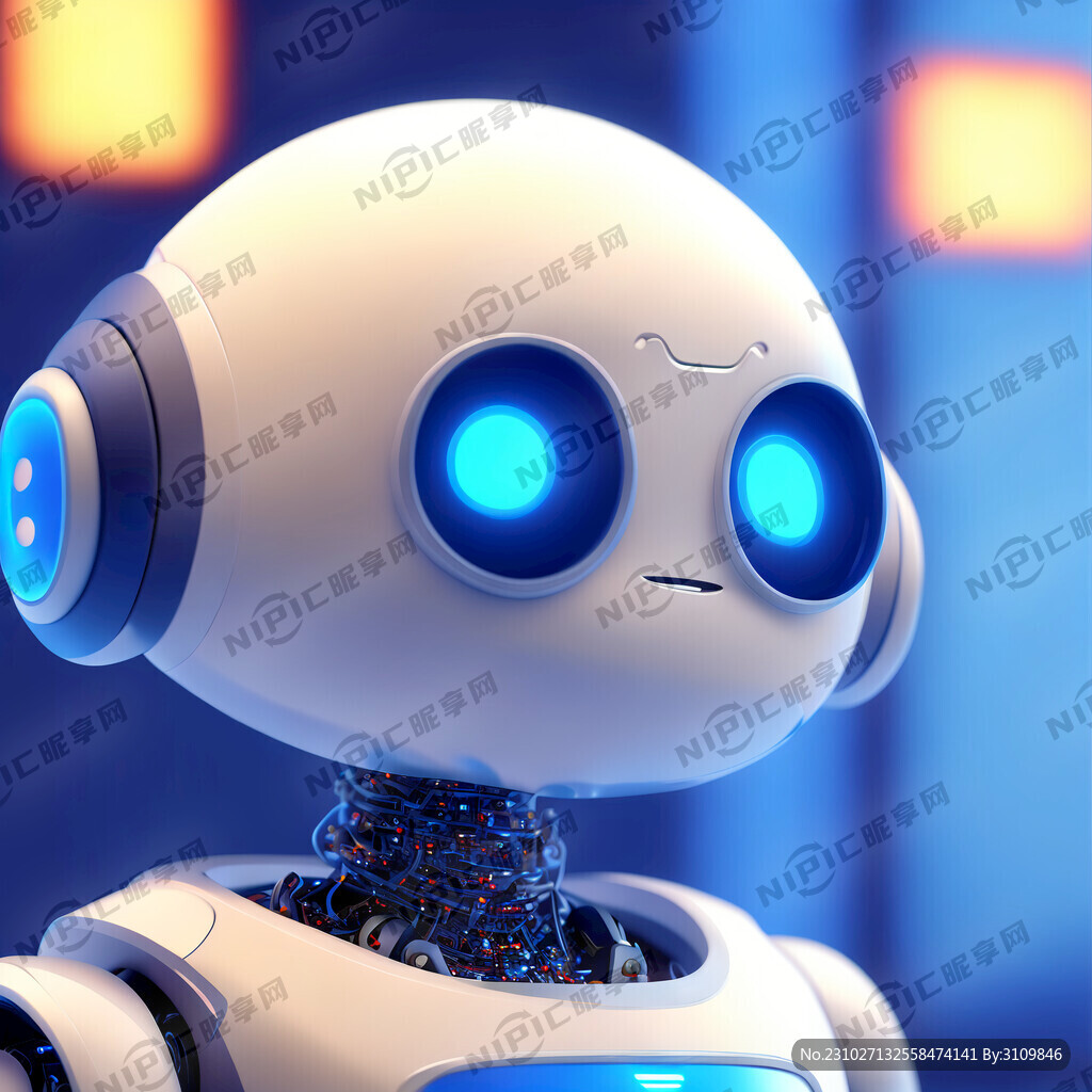 人工智能 蓝色 科幻 严肃