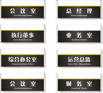 公司科室牌