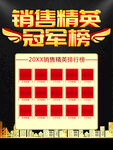 销售精英冠军榜