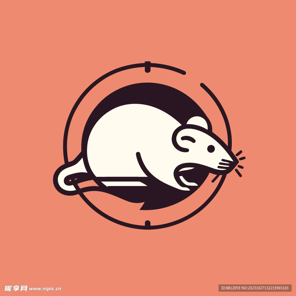 十二生肖之老鼠logo