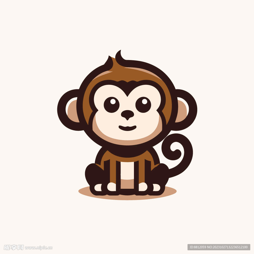 创意小猴标志设计