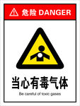 当心有毒气体