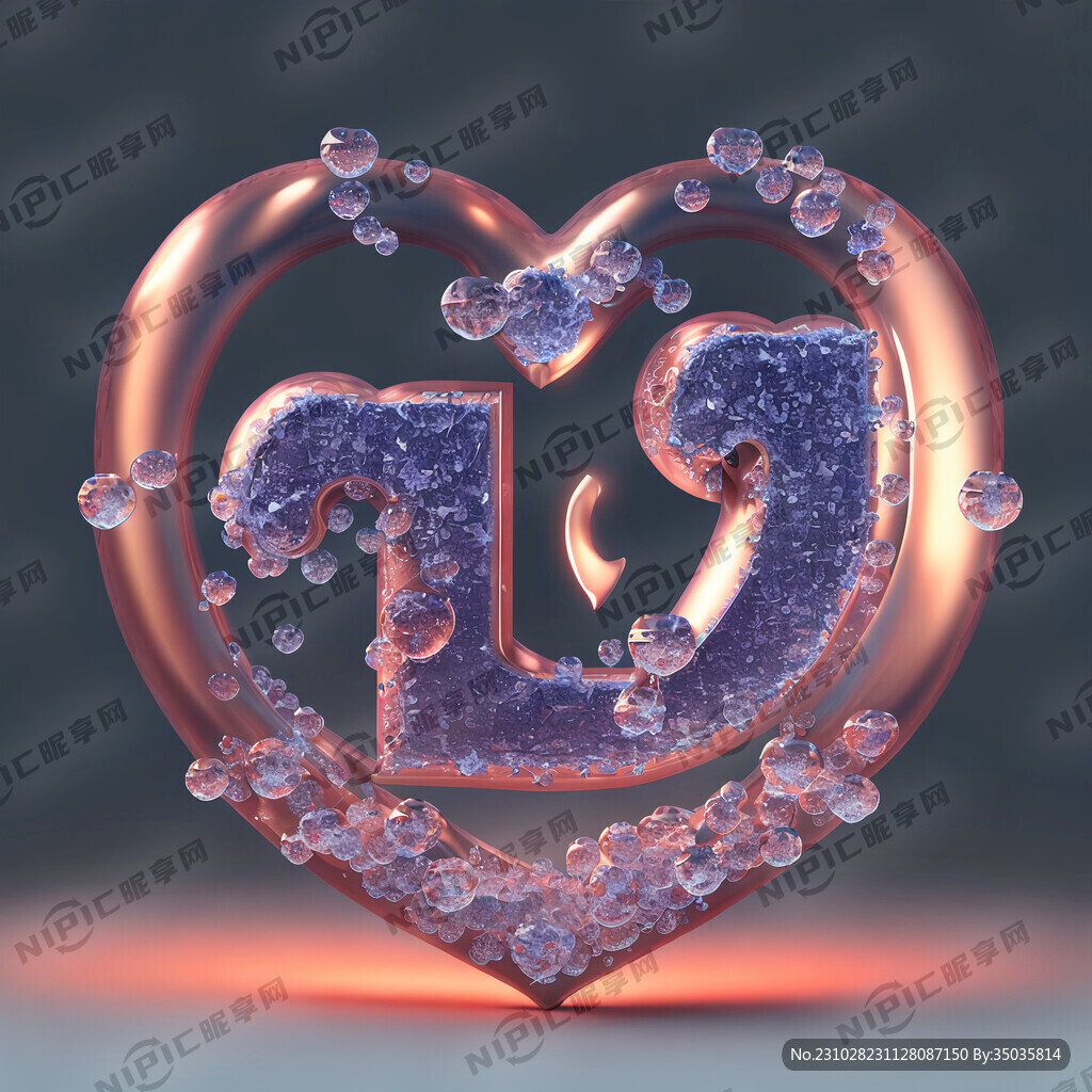 画面主体是3字 晶莹通透格