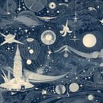 星月包装背景