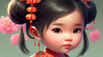 可爱的小女孩